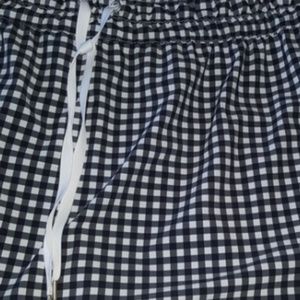 💜Gapfit Pleated Black and White Tennis Skirt Sz L